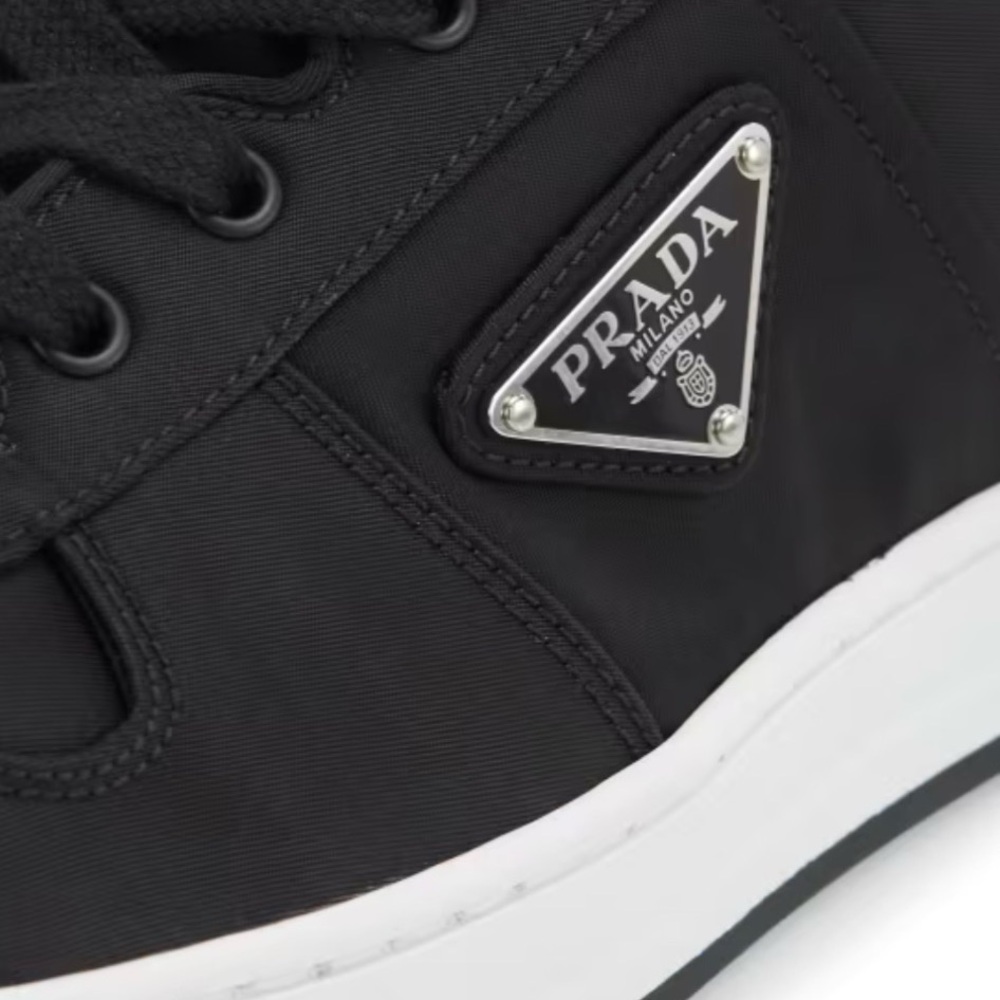 Prada Black and White Women's Sneakers